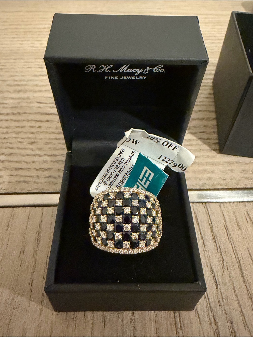 Effy Emerald (3-3/4 ct. t.w.)&Diamond (1-1/5 ct. t.w.) Statement Ring 14k Gold